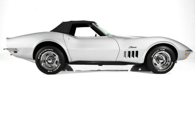 1969 Silver Chevrolet Corvette Convertible