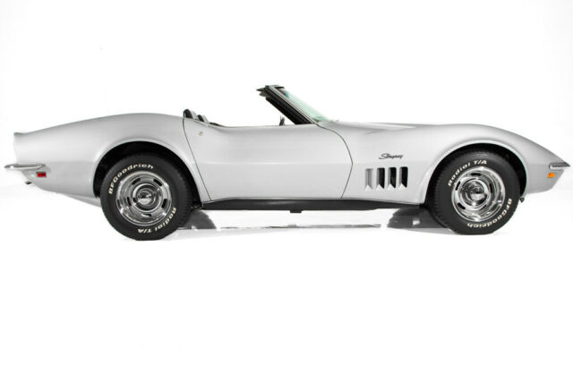 1969 Silver Chevrolet Corvette Convertible