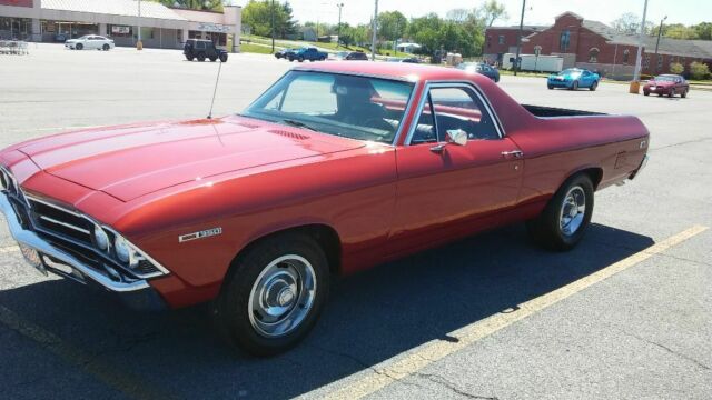 1969 Orange Chevrolet El Camino
