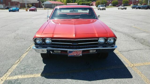 1969 Orange Chevrolet El Camino