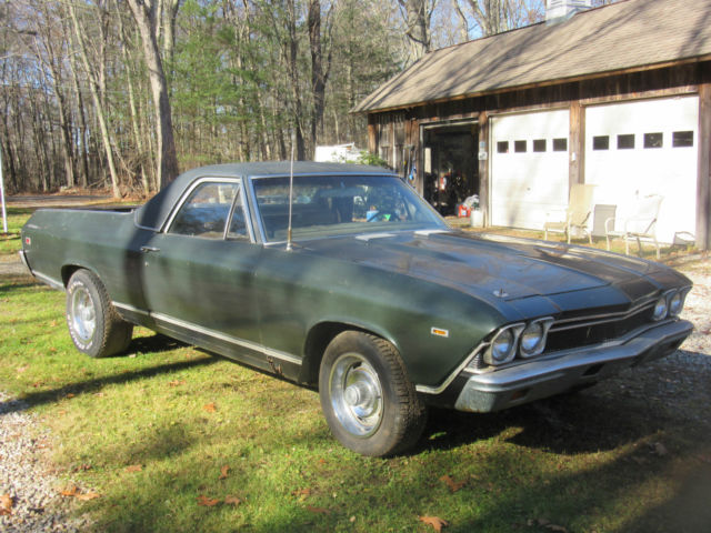 1969 Green Chevrolet El Camino Standard Cab Pickup