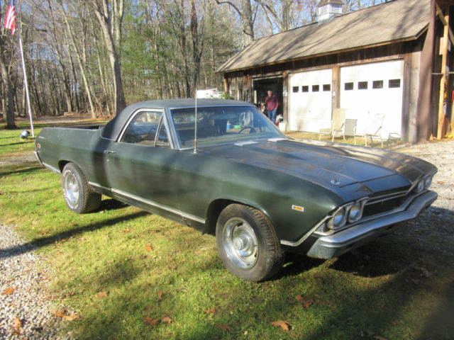 1969 Green Chevrolet El Camino Standard Cab Pickup