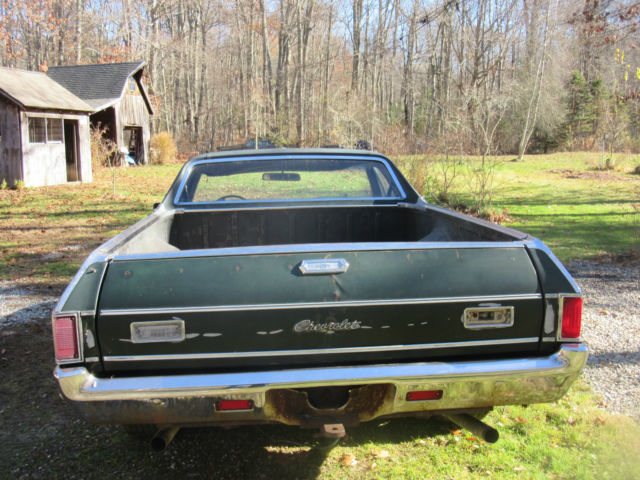 1969 Green Chevrolet El Camino Standard Cab Pickup
