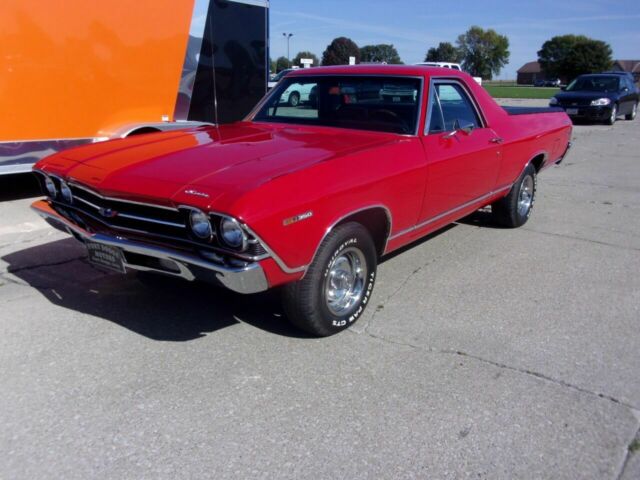 1969 Red Chevrolet El Camino