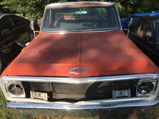 1969 red Chevrolet C-10 Cab & Chassis