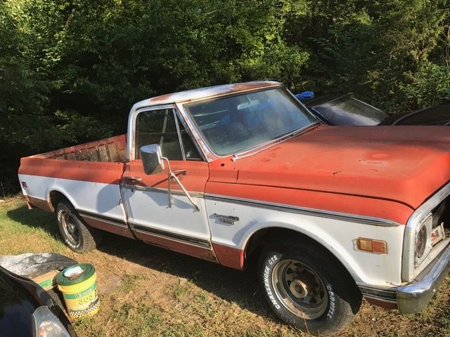 1969 red Chevrolet C-10 Cab & Chassis