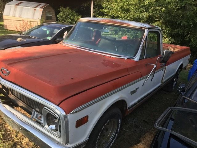1969 red Chevrolet C-10 Cab & Chassis