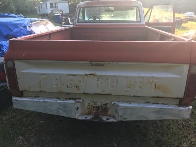 1969 red Chevrolet C-10 Cab & Chassis