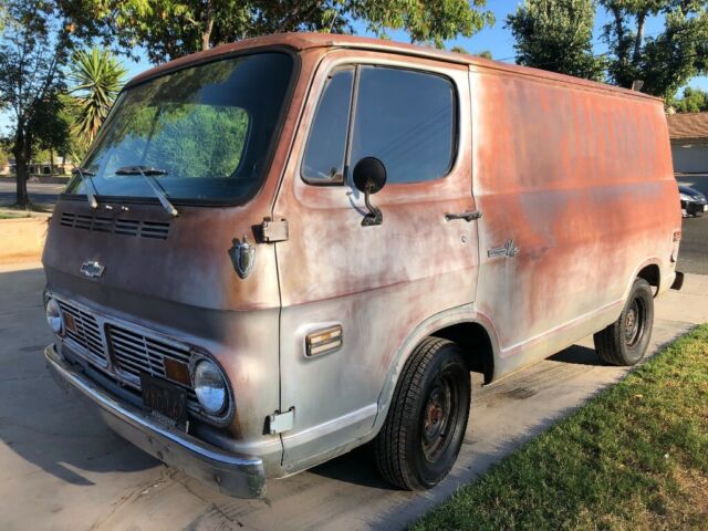 1969 Silver Chevrolet G10 Van