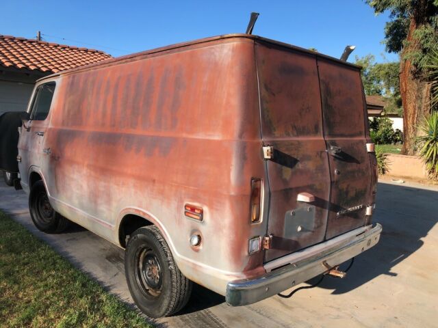 1969 Silver Chevrolet G10 Van