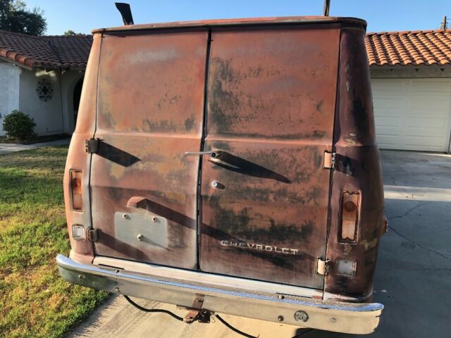 1969 Silver Chevrolet G10 Van