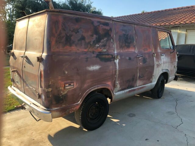 1969 Silver Chevrolet G10 Van