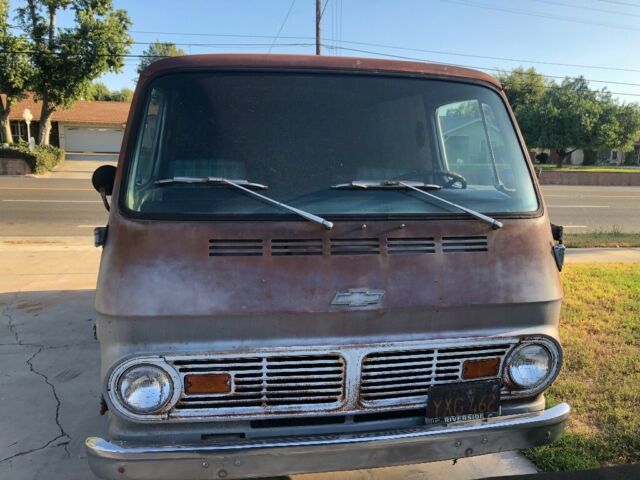 1969 Silver Chevrolet G10 Van