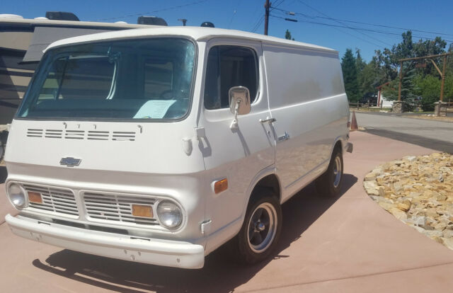 1969 White Chevrolet G10 Van