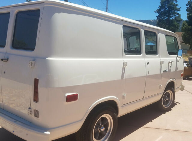 1969 White Chevrolet G10 Van