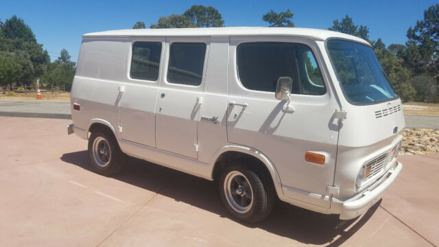 1969 White Chevrolet G10 Van