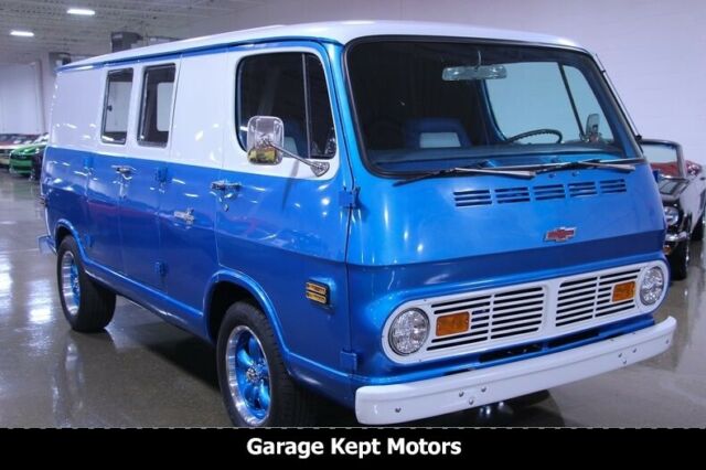 1969 Blue Chevrolet G10 Station Wagon