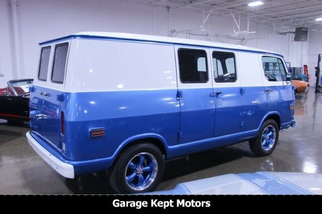 1969 Blue Chevrolet G10 Station Wagon