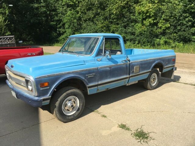 1969 Blue Chevrolet C-10 Standard Cab Pickup