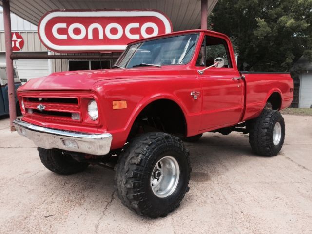 1969 Red Chevrolet C-10