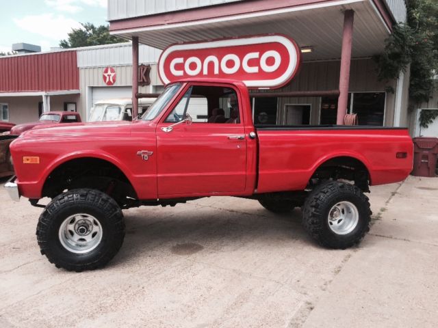 1969 Red Chevrolet C-10