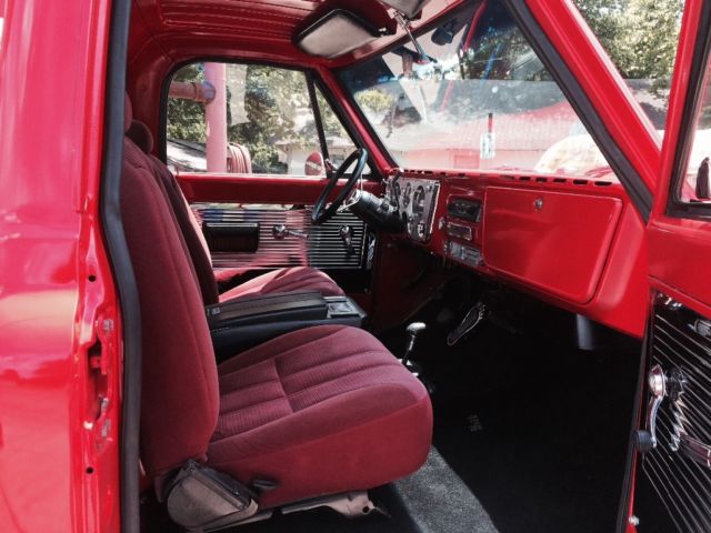 1969 Red Chevrolet C-10