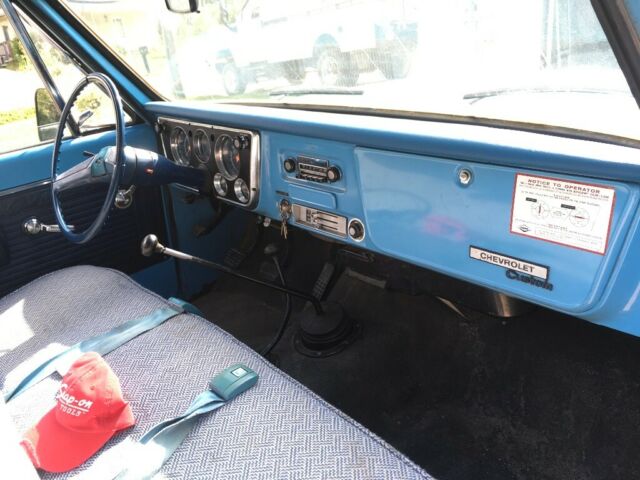1969 Blue Chevrolet C-10 Standard Cab Pickup