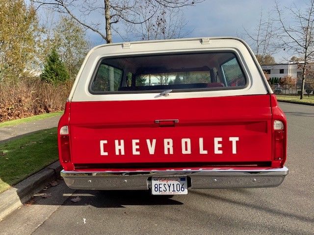 1969 Red Chevrolet Blazer SUV