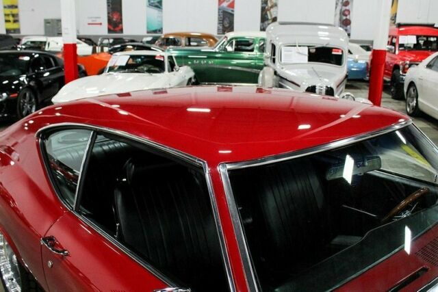 1969 Red Chevrolet Malibu --