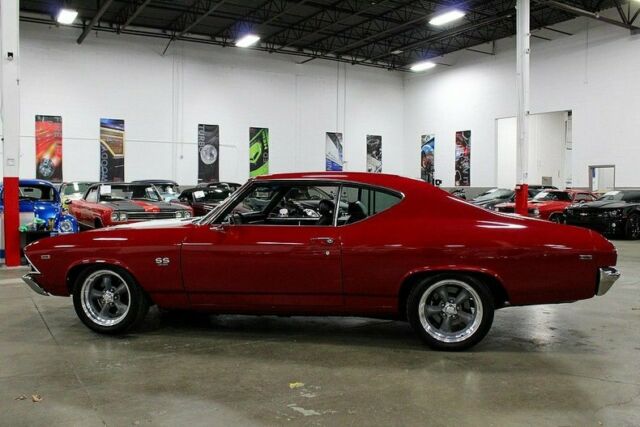 1969 Red Chevrolet Malibu --