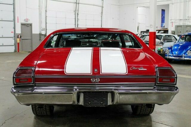 1969 Red Chevrolet Malibu --