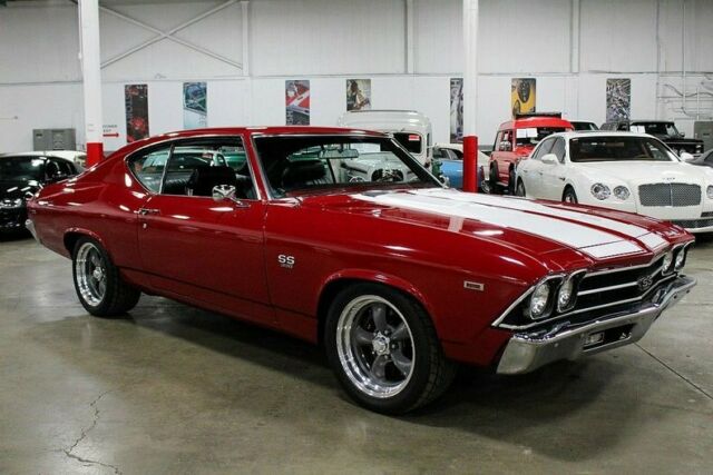 1969 Red Chevrolet Malibu --