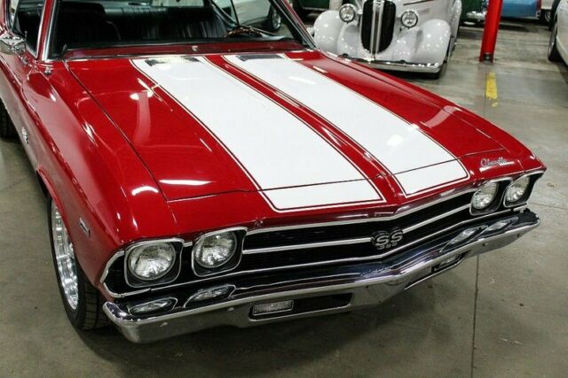 1969 Red Chevrolet Malibu --