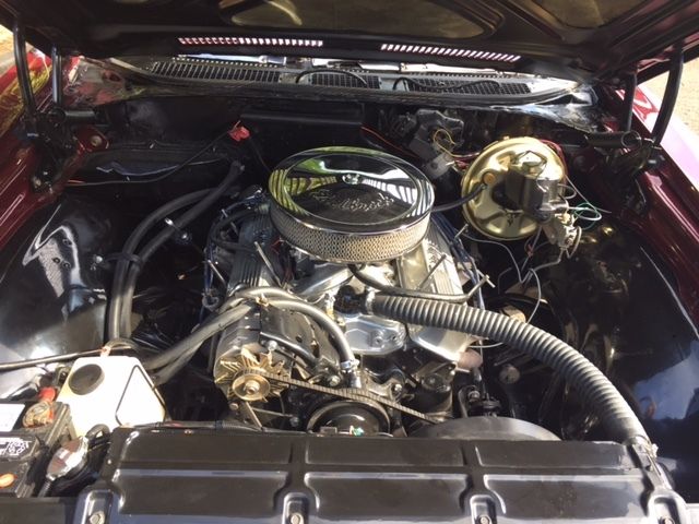 1969 Burgundy Chevrolet Malibu Convertible