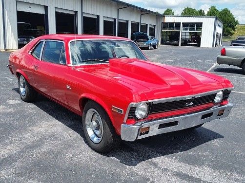 1969 Red Chevrolet Nova --