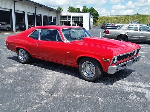 1969 Red Chevrolet Nova --