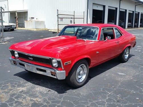 1969 Red Chevrolet Nova --