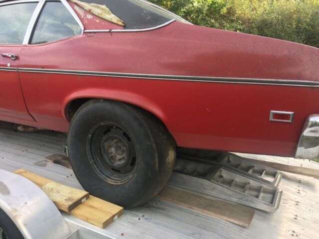 1969 Red Chevrolet Nova Coupe