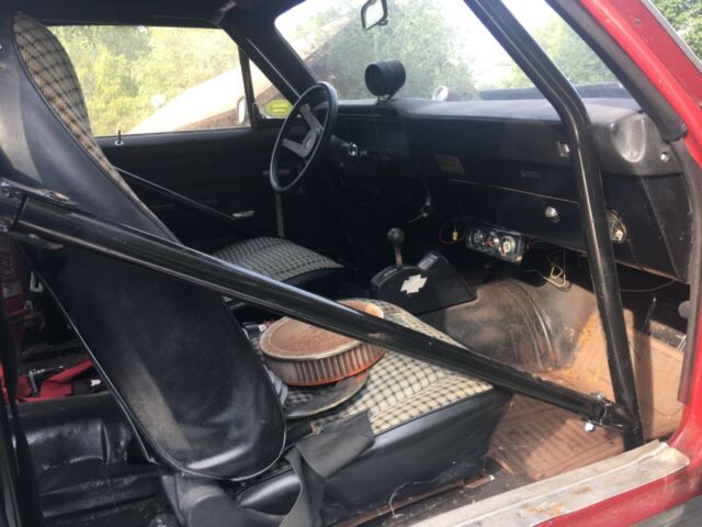 1969 Red Chevrolet Nova Coupe