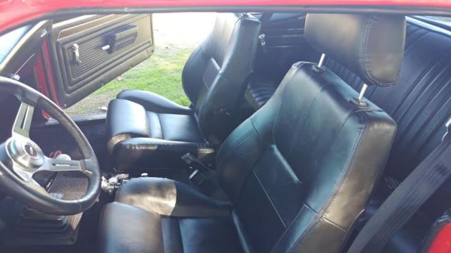 1969 Red Chevrolet Nova Coupe