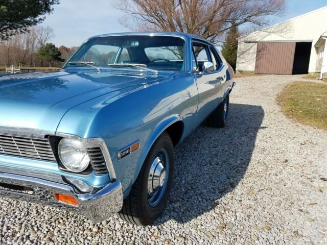 1969 Blue Chevrolet Nova Coupe