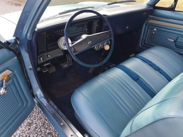 1969 Blue Chevrolet Nova Coupe