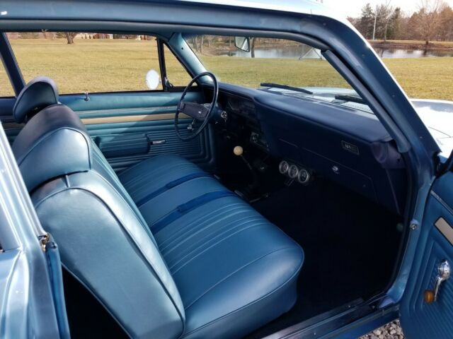 1969 Blue Chevrolet Nova Coupe