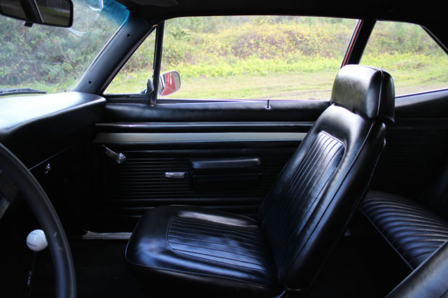 1969 Red Chevrolet Nova Coupe