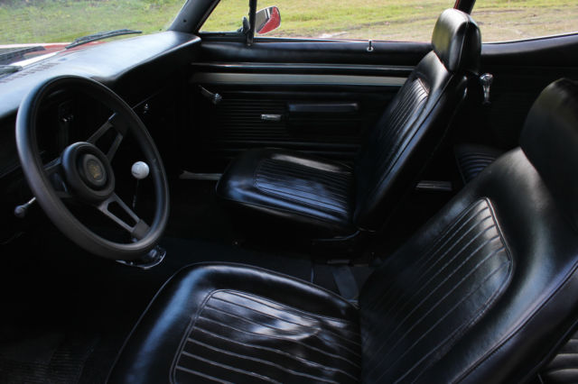 1969 Red Chevrolet Nova Coupe