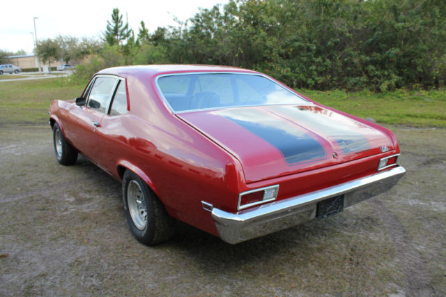 1969 Red Chevrolet Nova Coupe