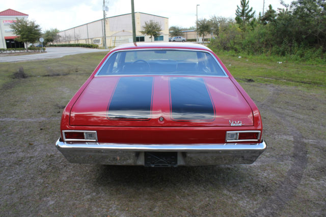 1969 Red Chevrolet Nova Coupe