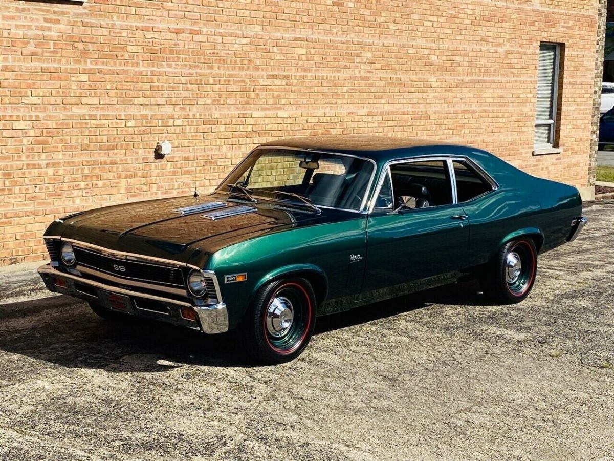 1969 Green Chevrolet Nova Coupe