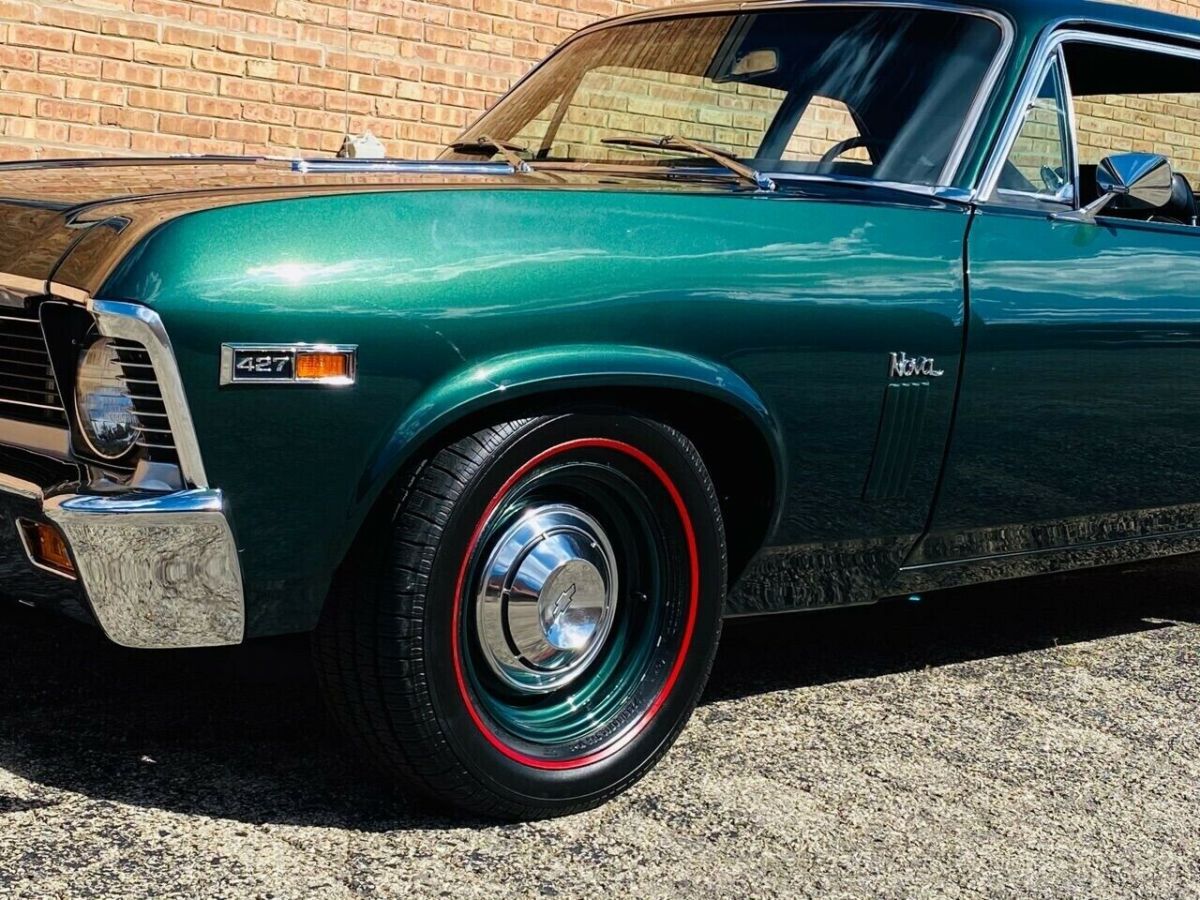 1969 Green Chevrolet Nova Coupe