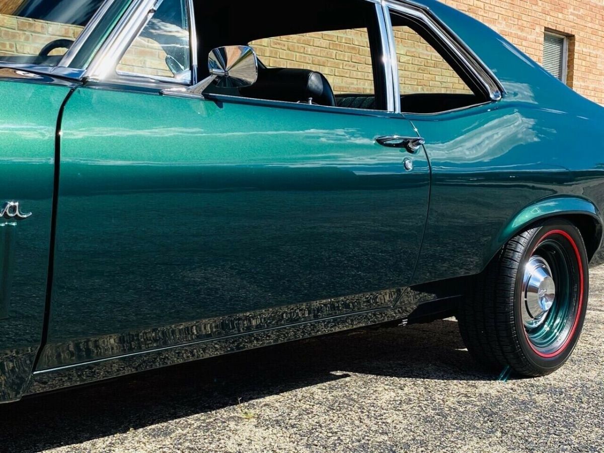 1969 Green Chevrolet Nova Coupe